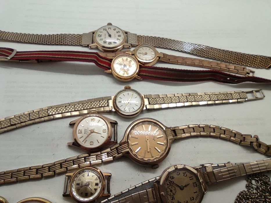 Zegarek Zaria/Czajka/Slawa złocone 10sz