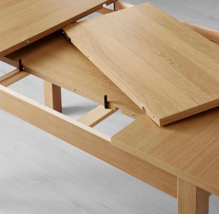 Mesa de jantar extensível carvalho Ikea
