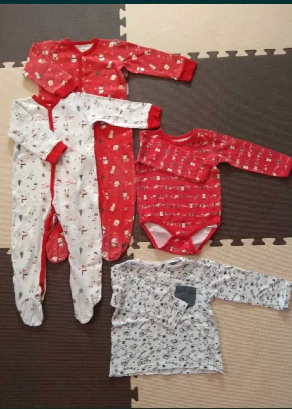 Ubranka dla niemowlaka - ubranka świąteczne rozmiar 86