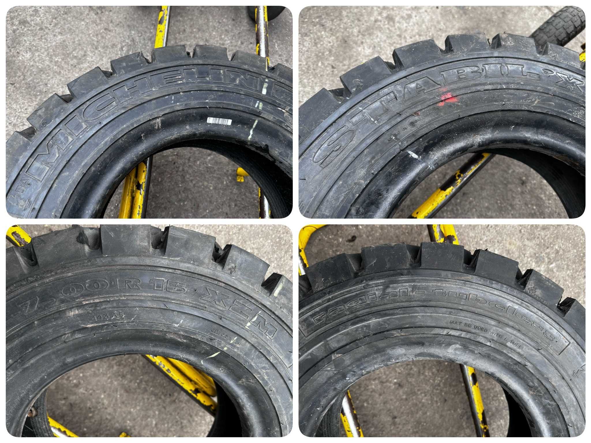 OPONA WÓZEK WIDLAK 7.00R15 7R15 7X15 7-15 Michelin XZM Pompowana NOWA!