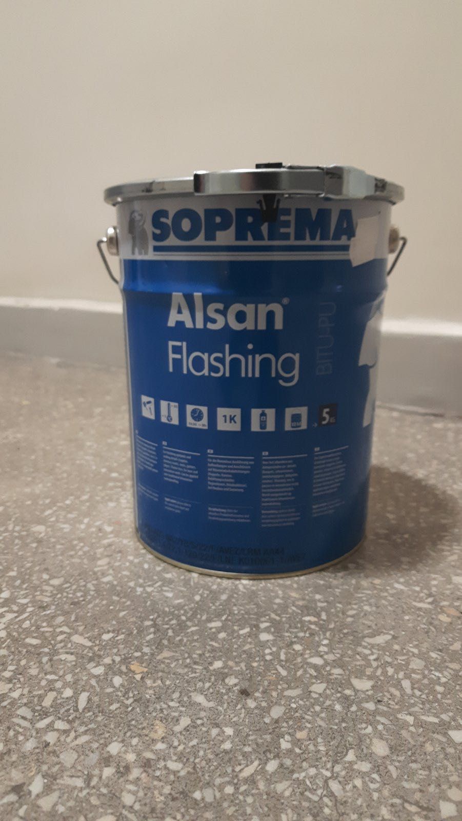 soprema un1263 alsan flashing 5kg