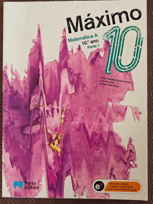 Manual Matemática A - Máximo 10º - Parte 1 e 2 + caderno actividades
