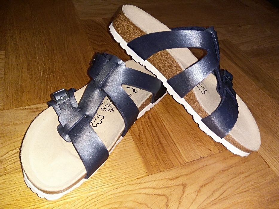 Шлепанцы кожаные ортопедические 37,5 - 38 р