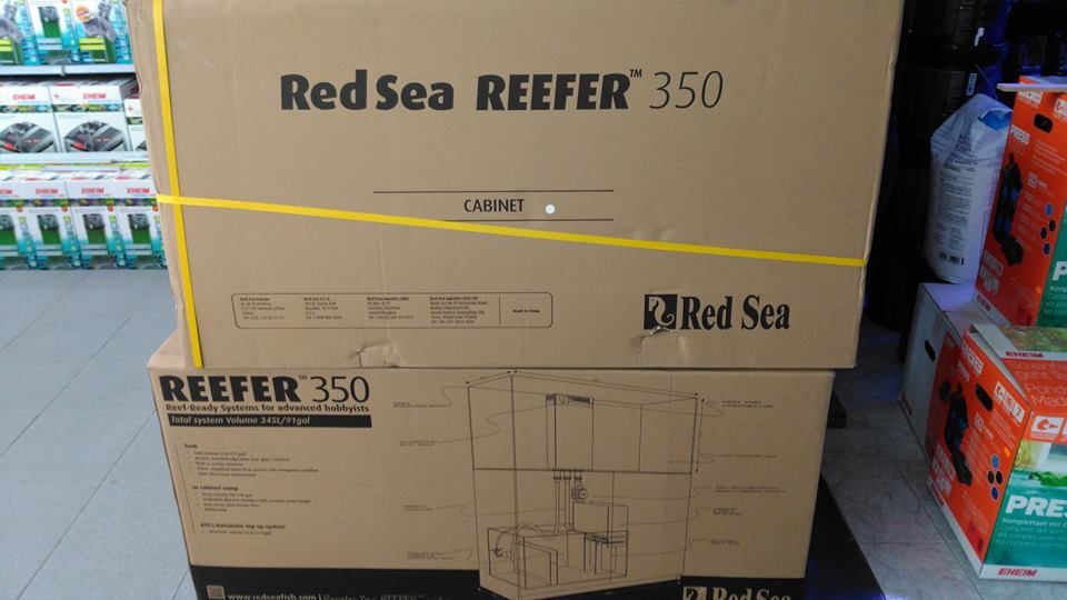 Aquário red sea reefer 350 novo branco G2