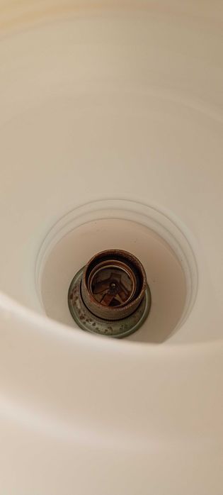 Lampa wisząca szkło PRL