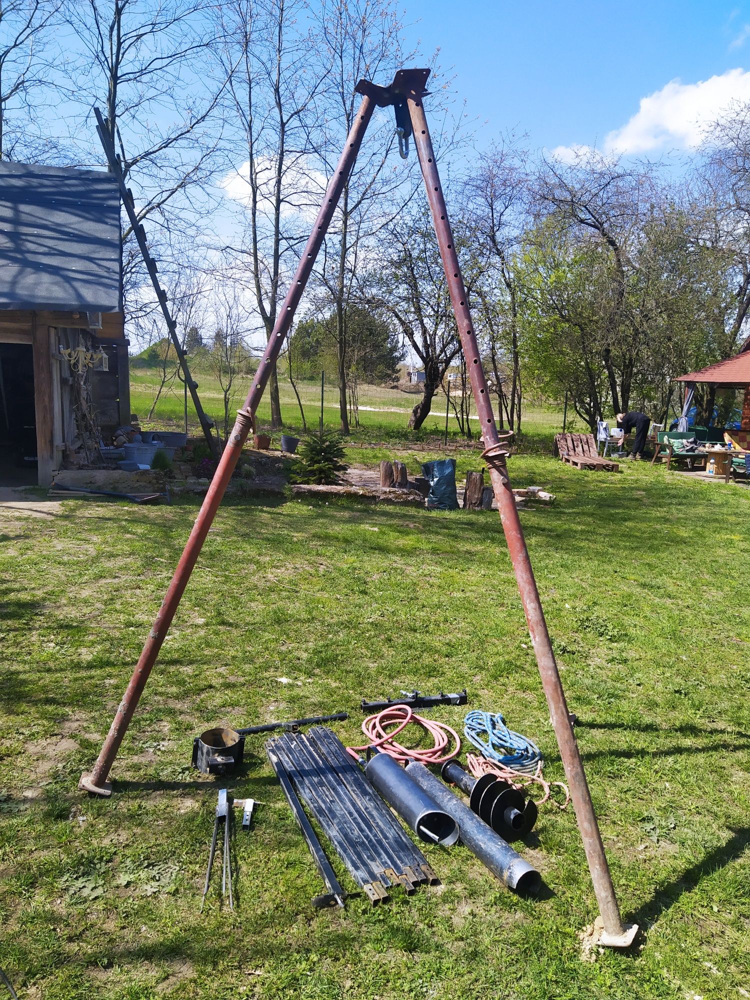 Wiertnica ręczna, świder do studni . Darmowa woda.Wolne terminy  .