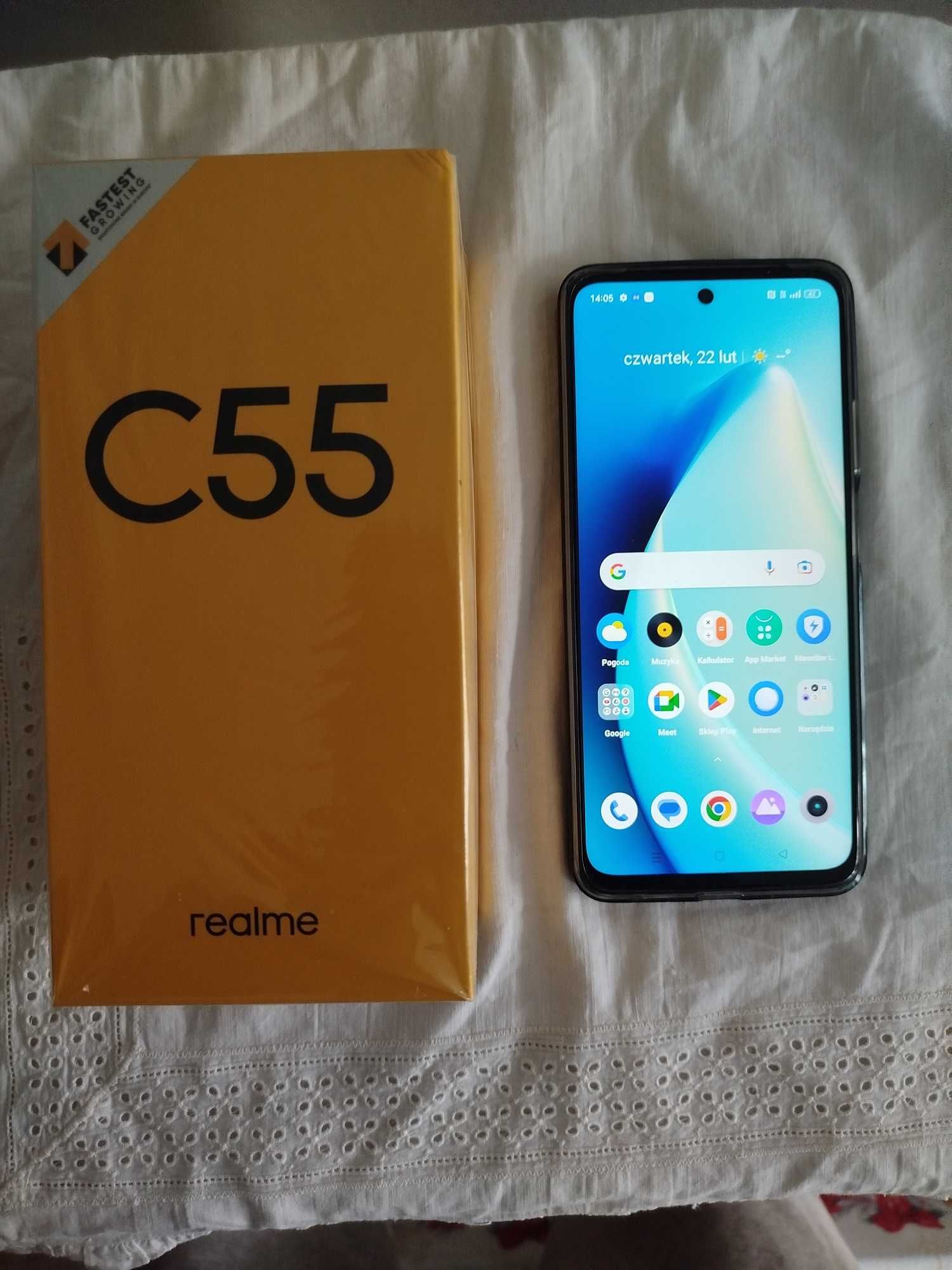 Smartfon Realme C55 8/256GB 6.72" 90Hz Czarny