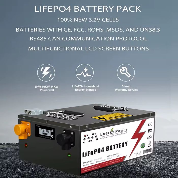 Аккумулятор, батарея 24v 100ah 2.5квт