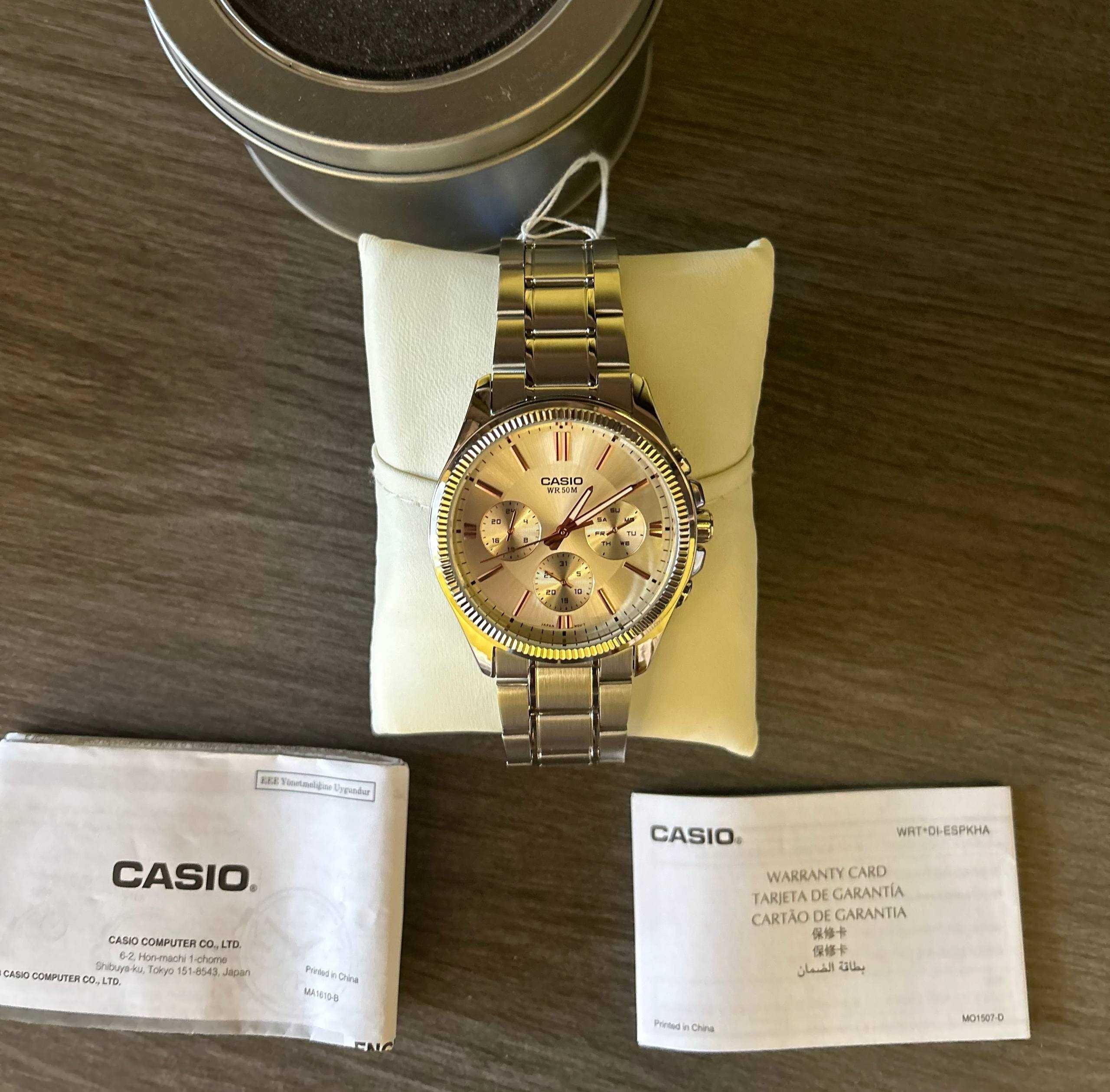 Годинник Casio MTP-1375D-7A2 оригінальний, новий, повний комплект