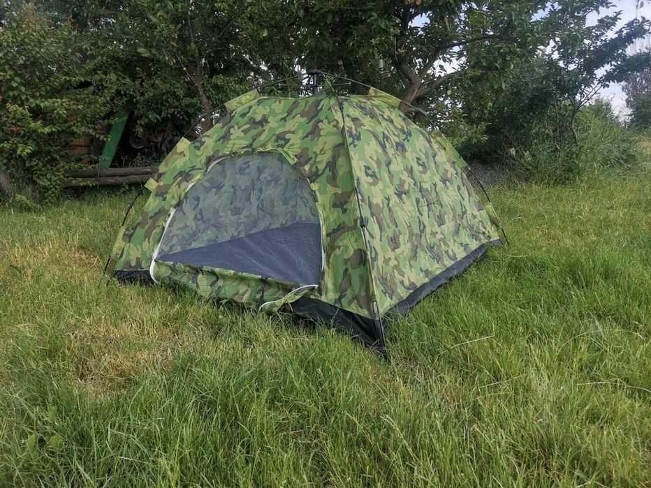 Туристическая палатка для кемпинга Намет 200х150х135 Камуфляж Автомат