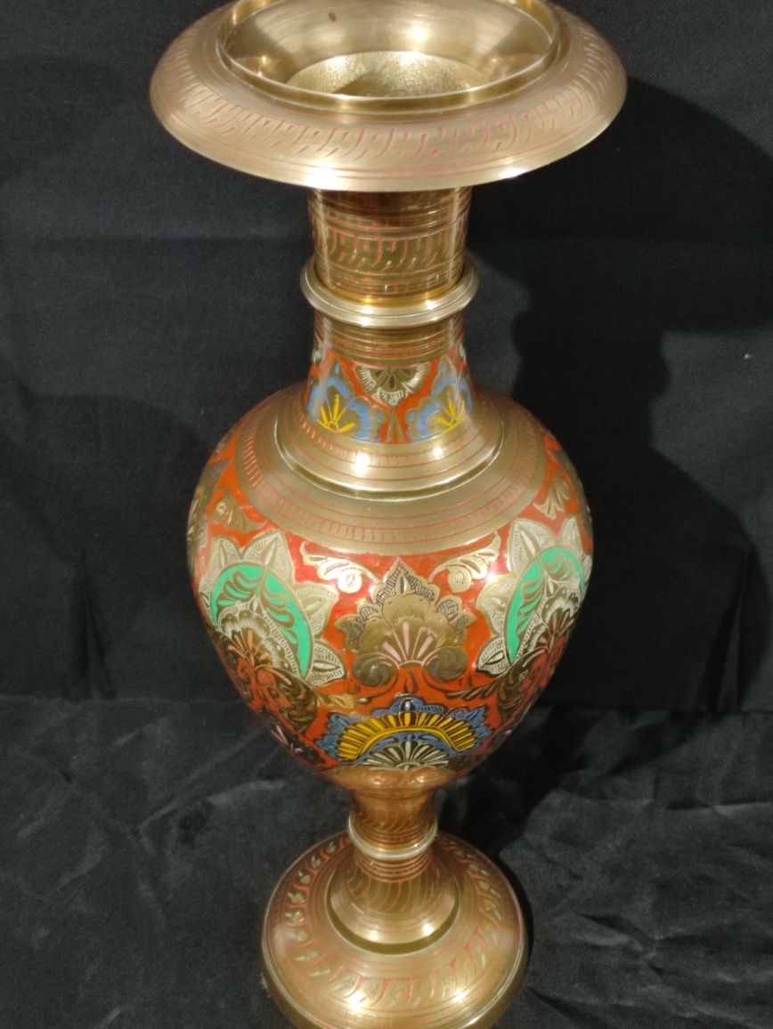 Jarrões/Vasos de Bronze Indianos