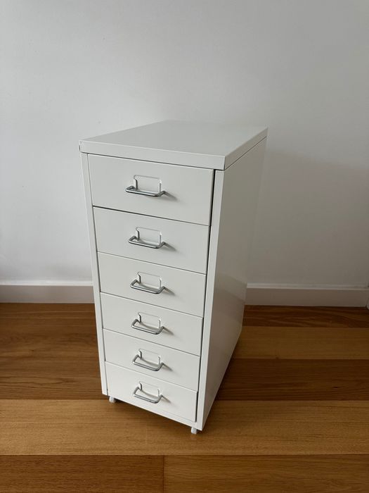Gaveteiro de Aço Branco – IKEA
