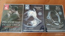 Audiobooki. Pięćdziesiąt twarzy Greya 3 części. Cena za komplet.