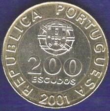 Portugal, série ou set completo moedas escudo de 2000 novas