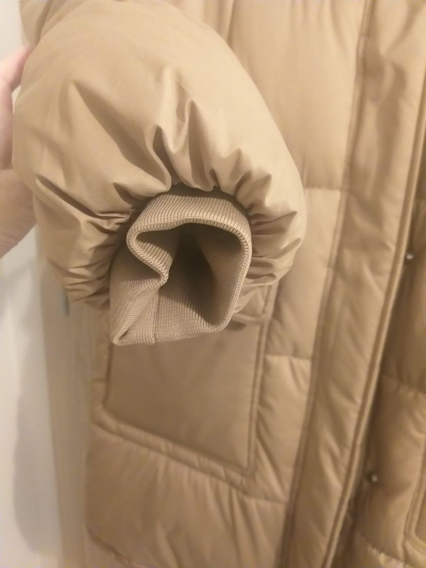 Nowa kurtka beżowa, H&M,  M-L