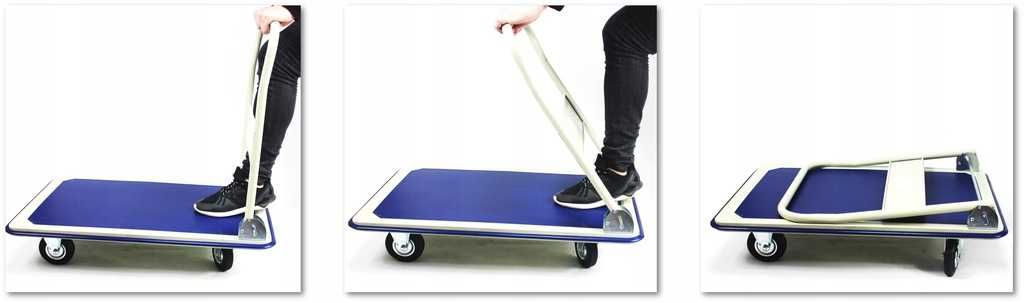 Wózek platformowy magazynowy transportowy do 150kg
