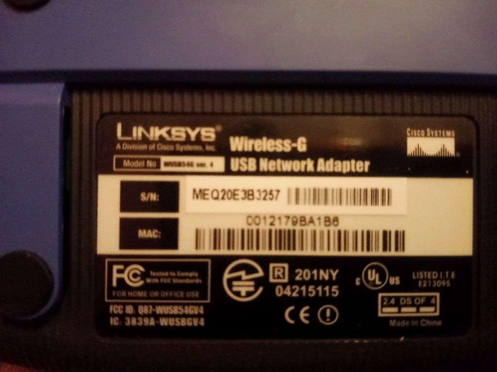 Sprzedam USB LINKSYS Wireless-G