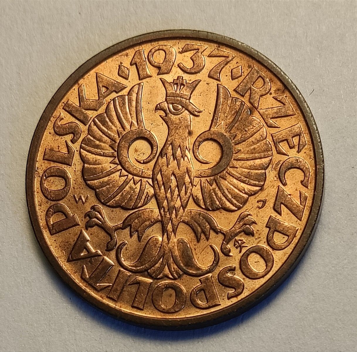 Moneta 2 grosze 1937