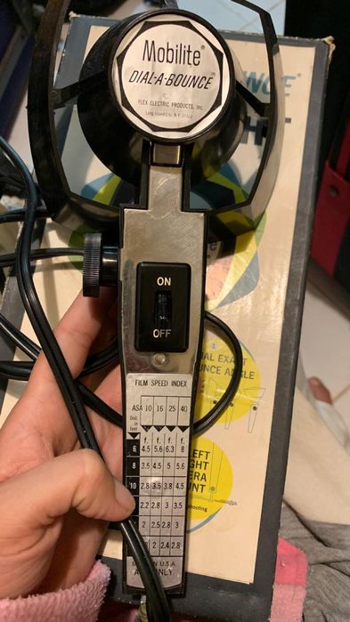 Flash Dial-a-bounce movie light vintage