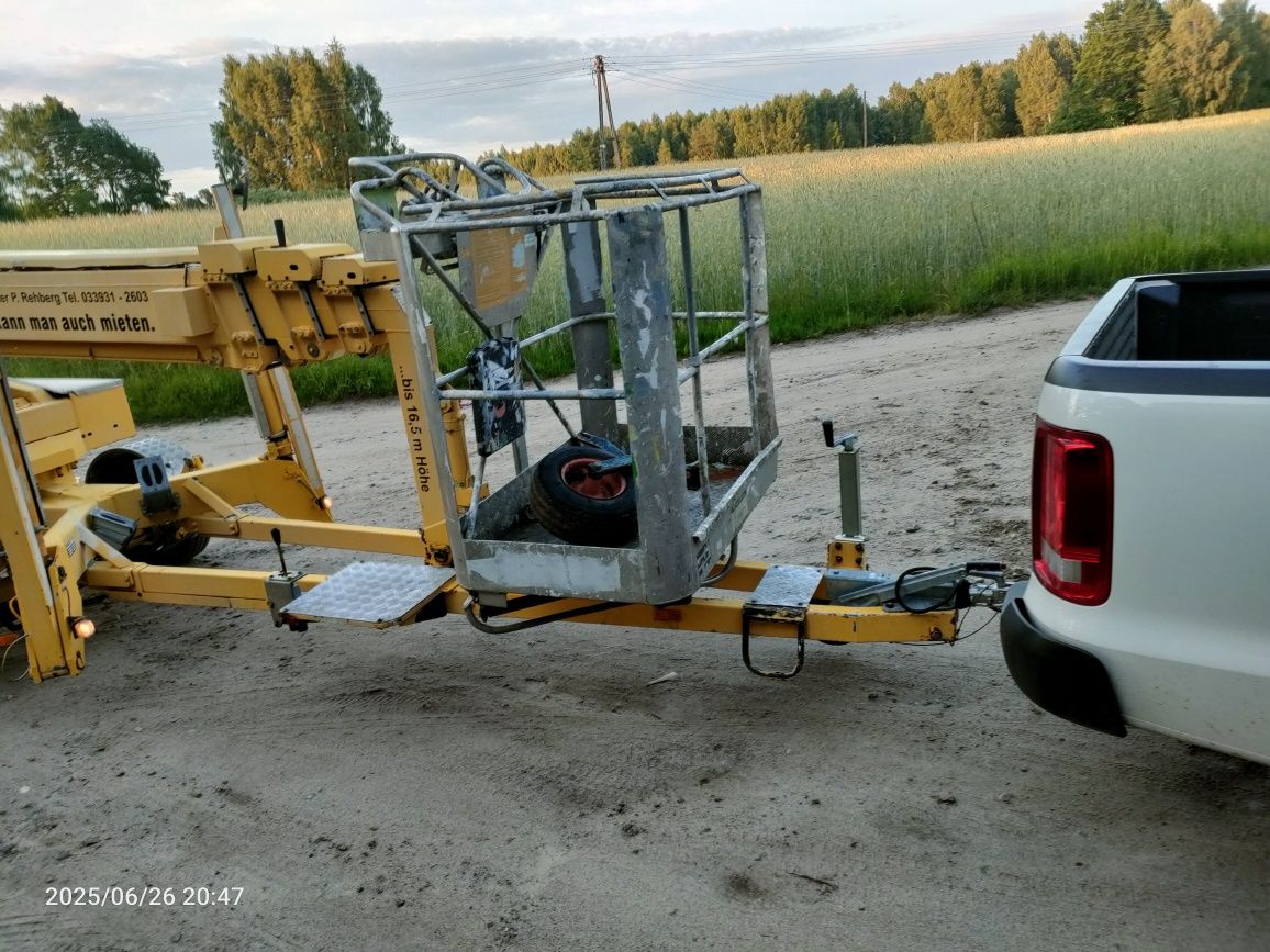 Omme lift 1650 podnośnik na przyczepie zwyżka