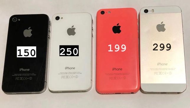 Телефоны Apple iPhone 4, 5s, 5c – Эпл Айфон 4, 5с, 5си (на запчасти)