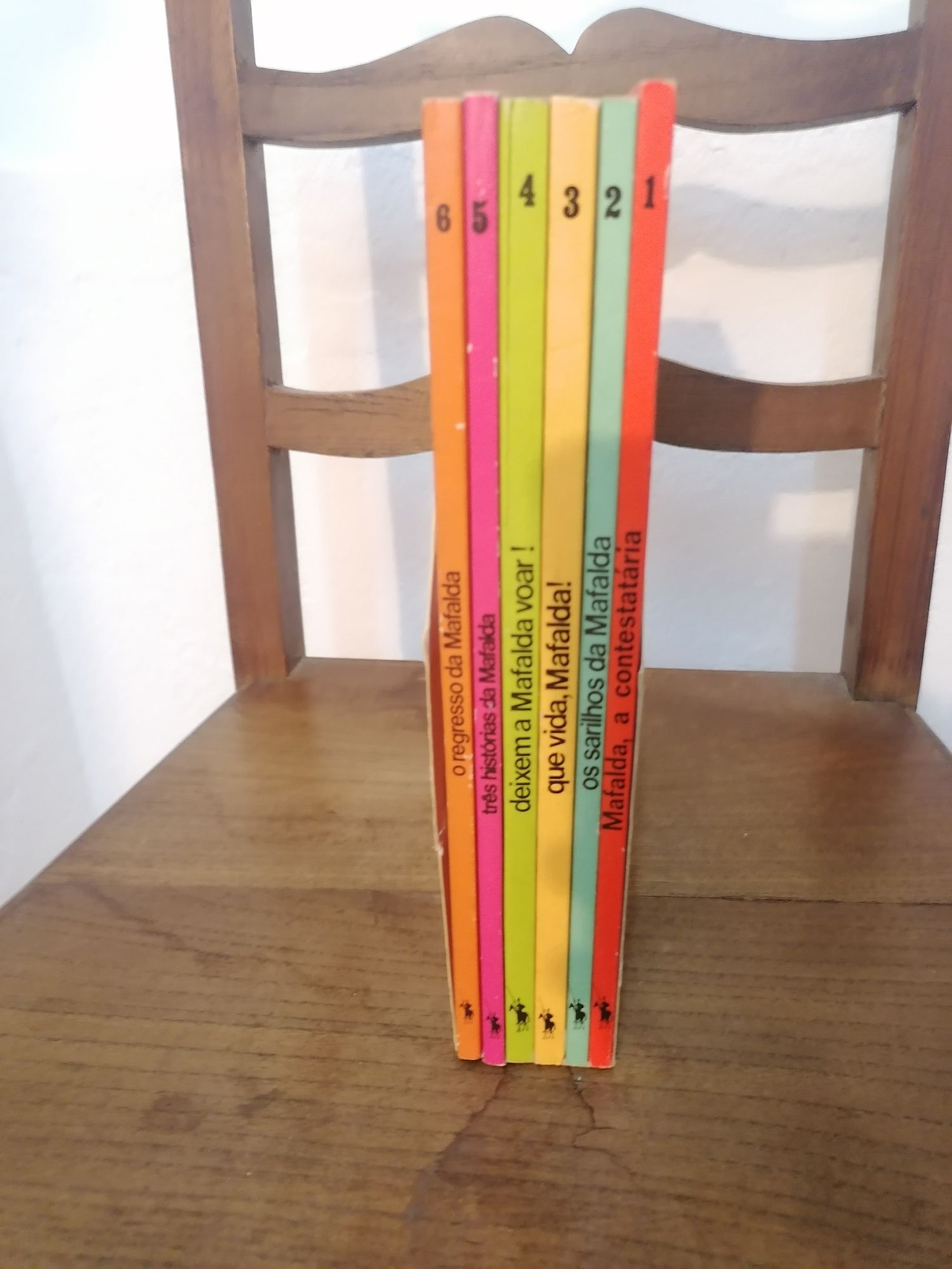 Coleção MAFALDA 6volumes como NOVOS, Publicações Dom Quixote