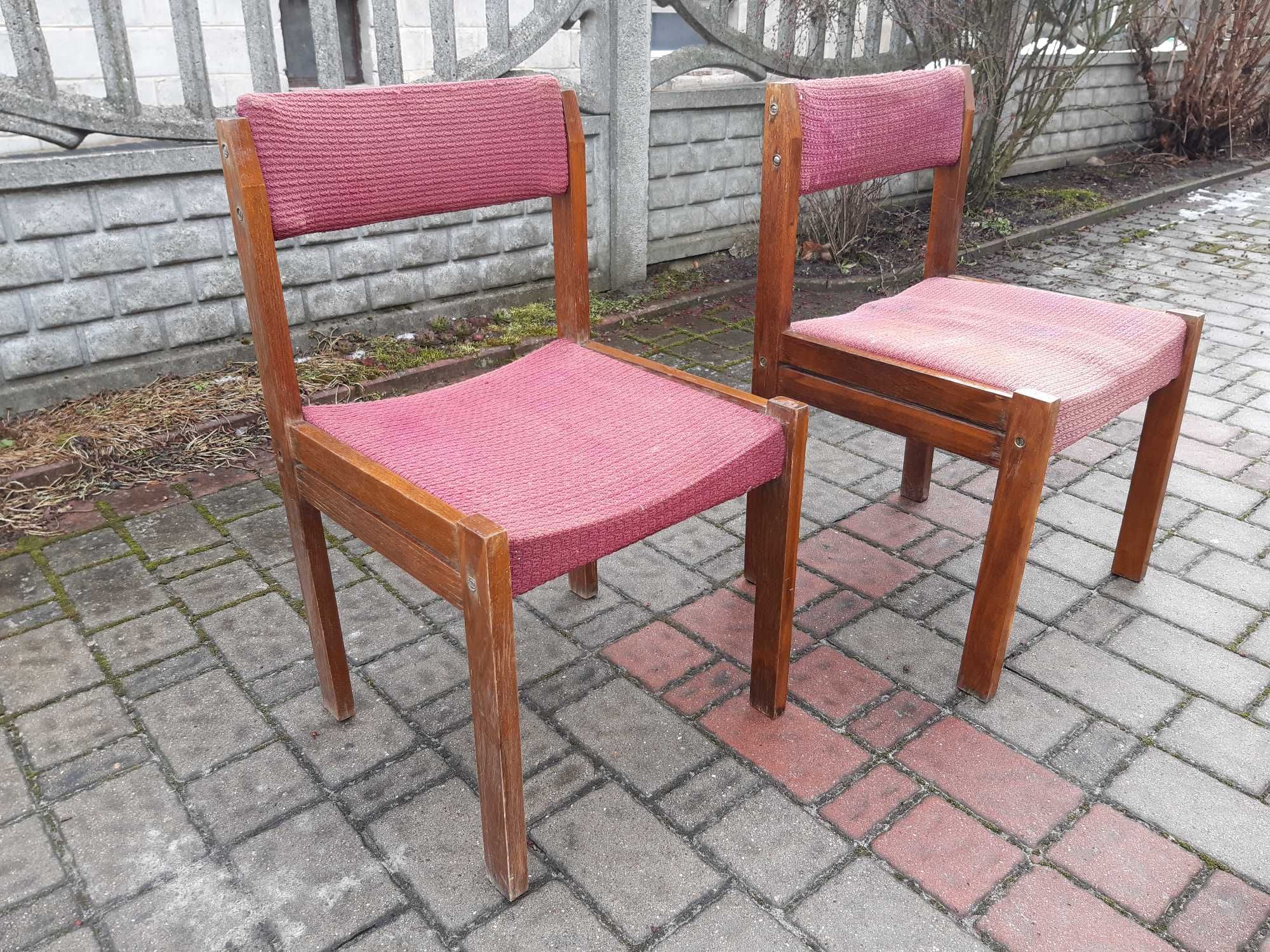 Krzesła PRL tapicerowane, Zamojskie Fabryki Mebli