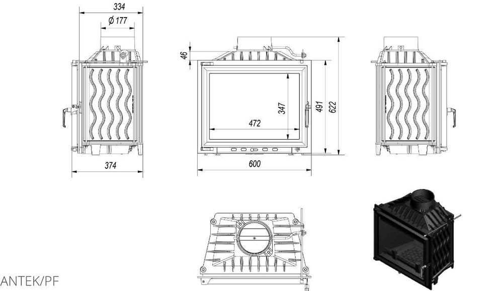 Каміни Antek,Maja,Eryk,Wiktor,Zuzia,Zosia,Oliwia,Amelia.Безкошт.достав