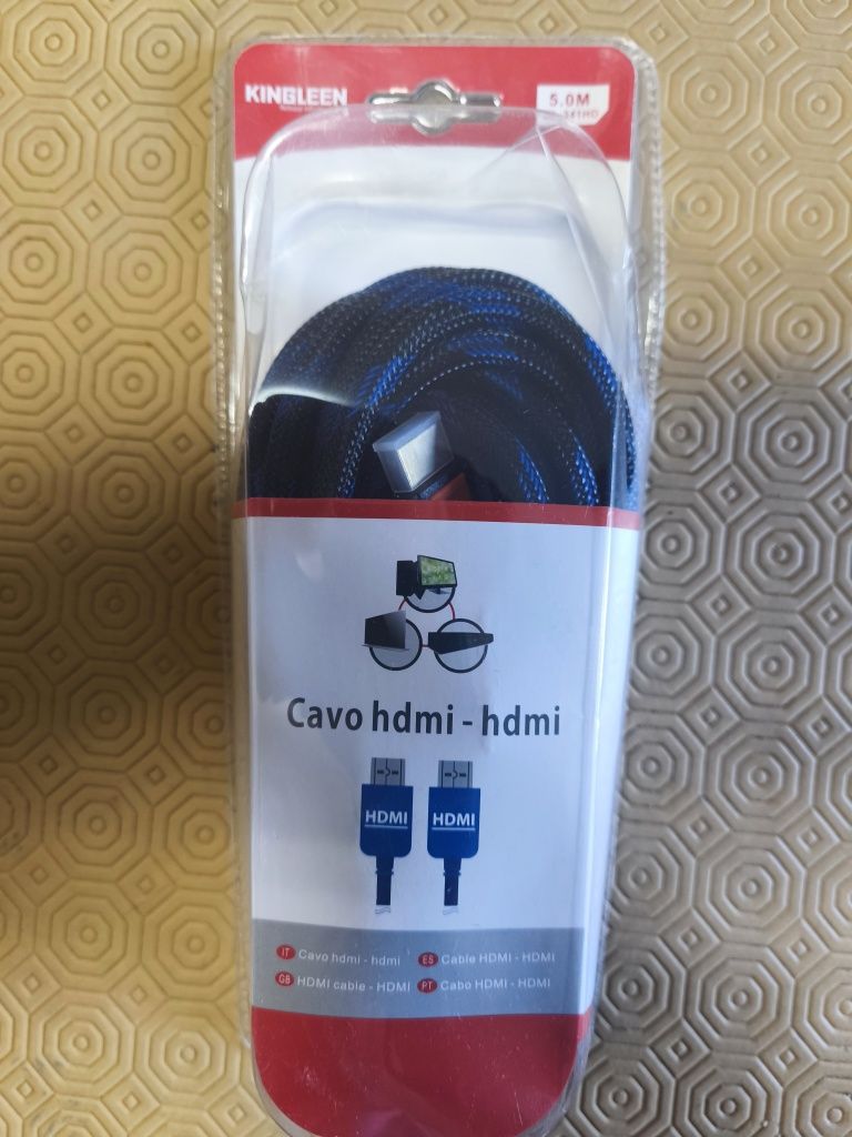 Cabo hdmi-hdmi 5m