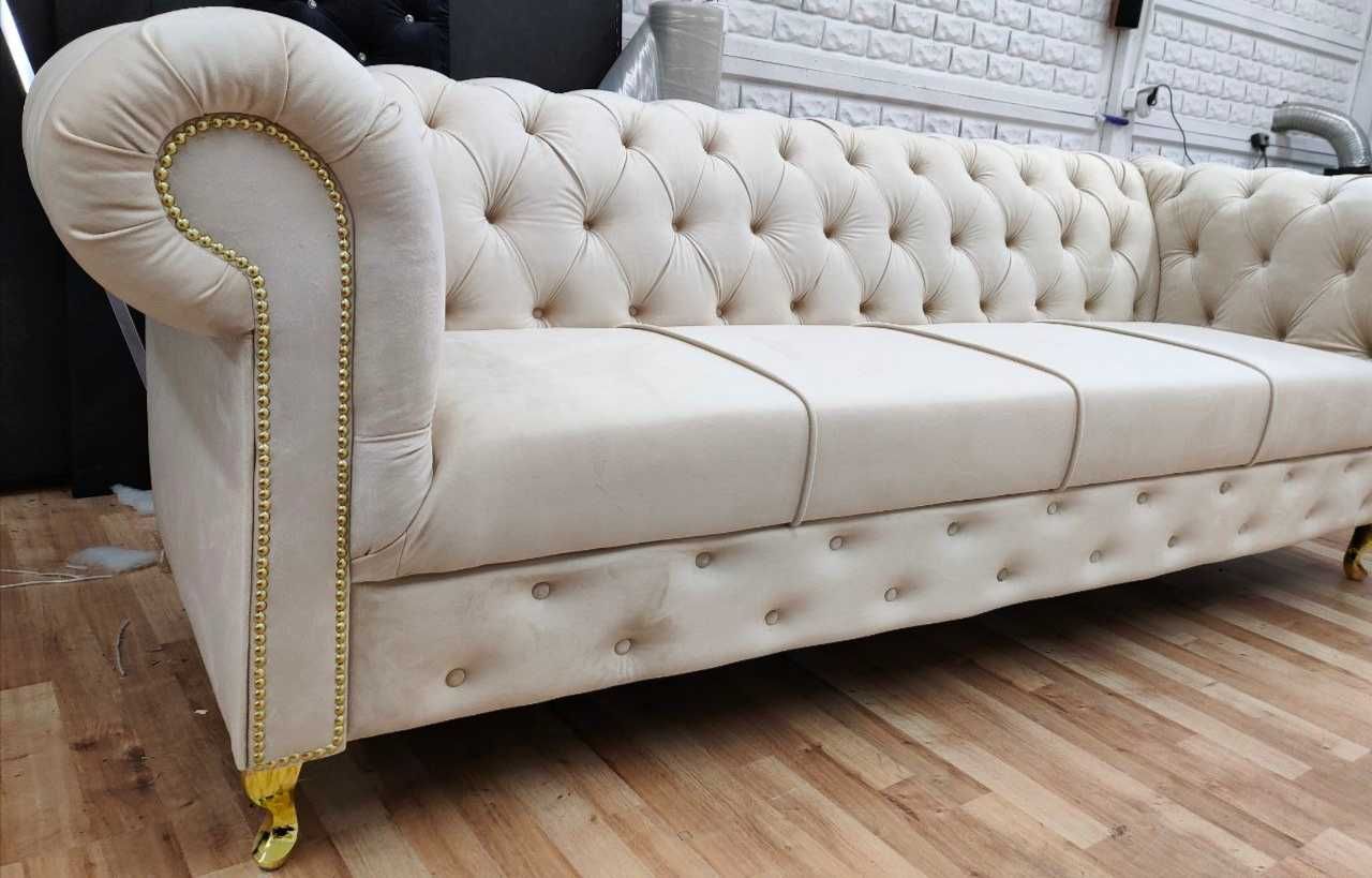 Sofa 220 f spania chesterfield producent glamour