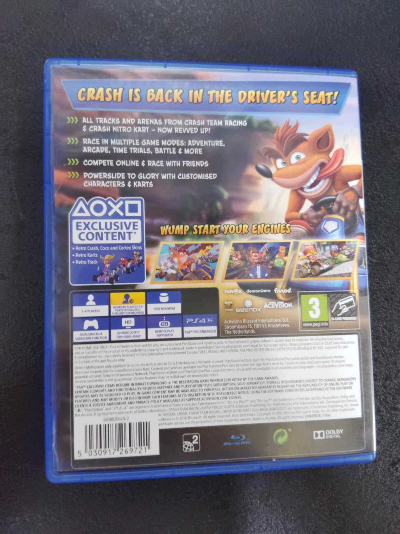 Crash Team Racing Nitro-Fueled PS4 i PS5 gra na konsole CTR