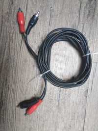 Kabel przewód Cinch 2x RCA wtyk-wtyk  2,5m