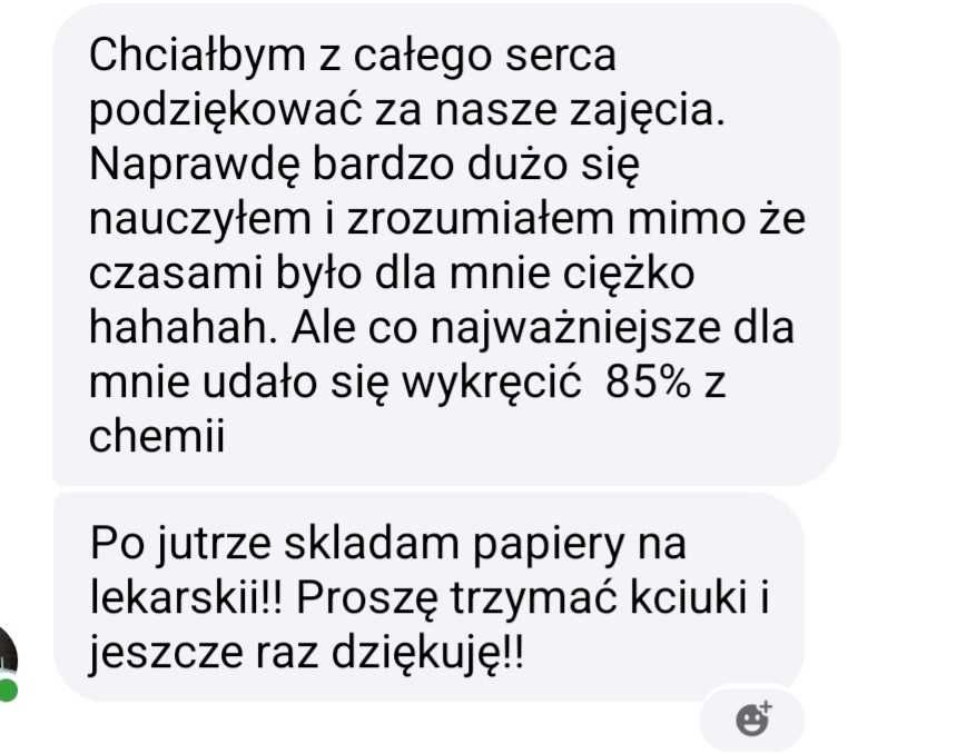 Korepetycje Chemia!! - Ograniczona ilość Miejsc!!