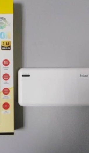 Повербанк 20 000 мАг Павербанк з індикатором Inkax PB-02A Power Bank