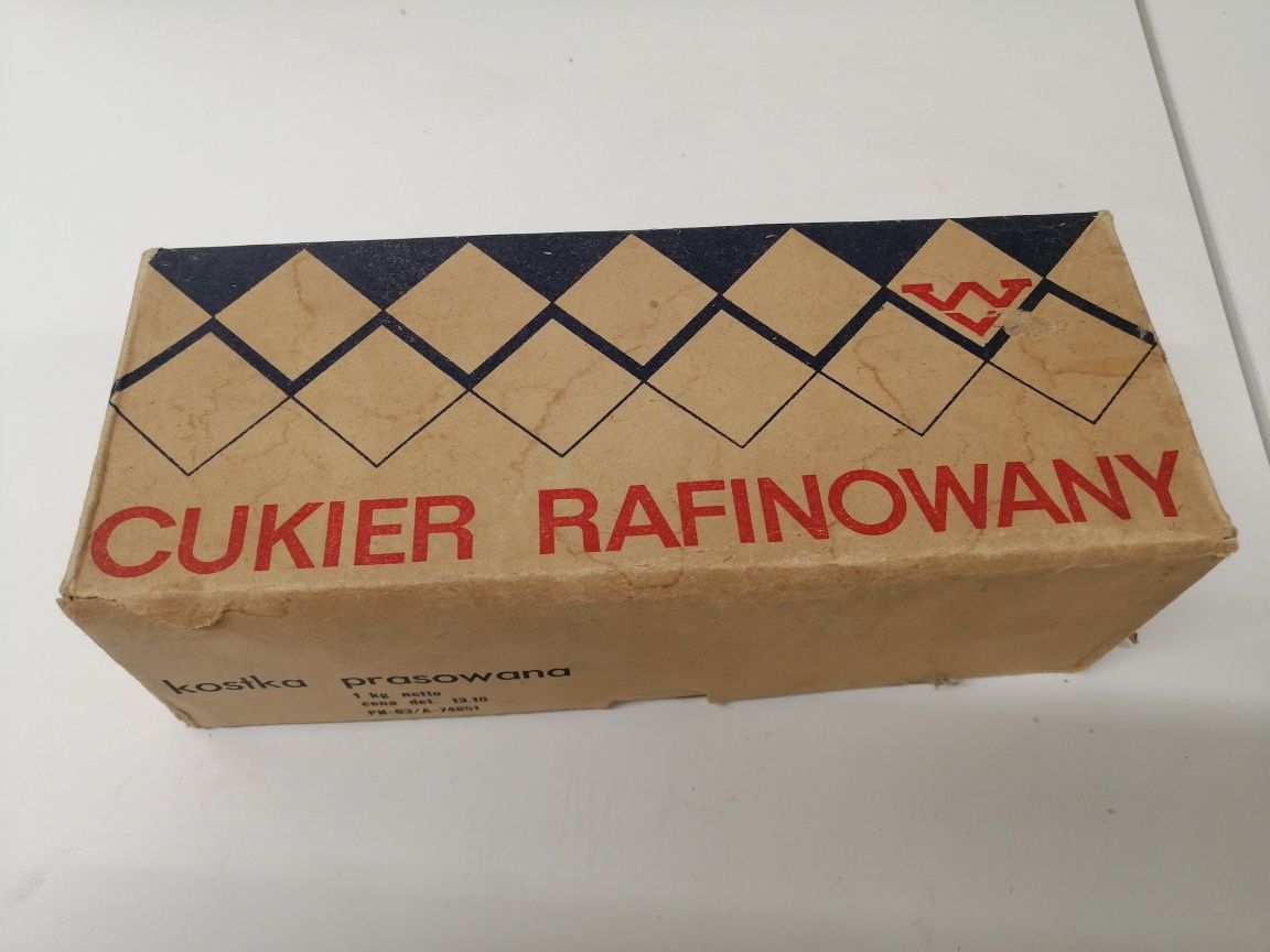 Cukier rafinowany kostka PRL