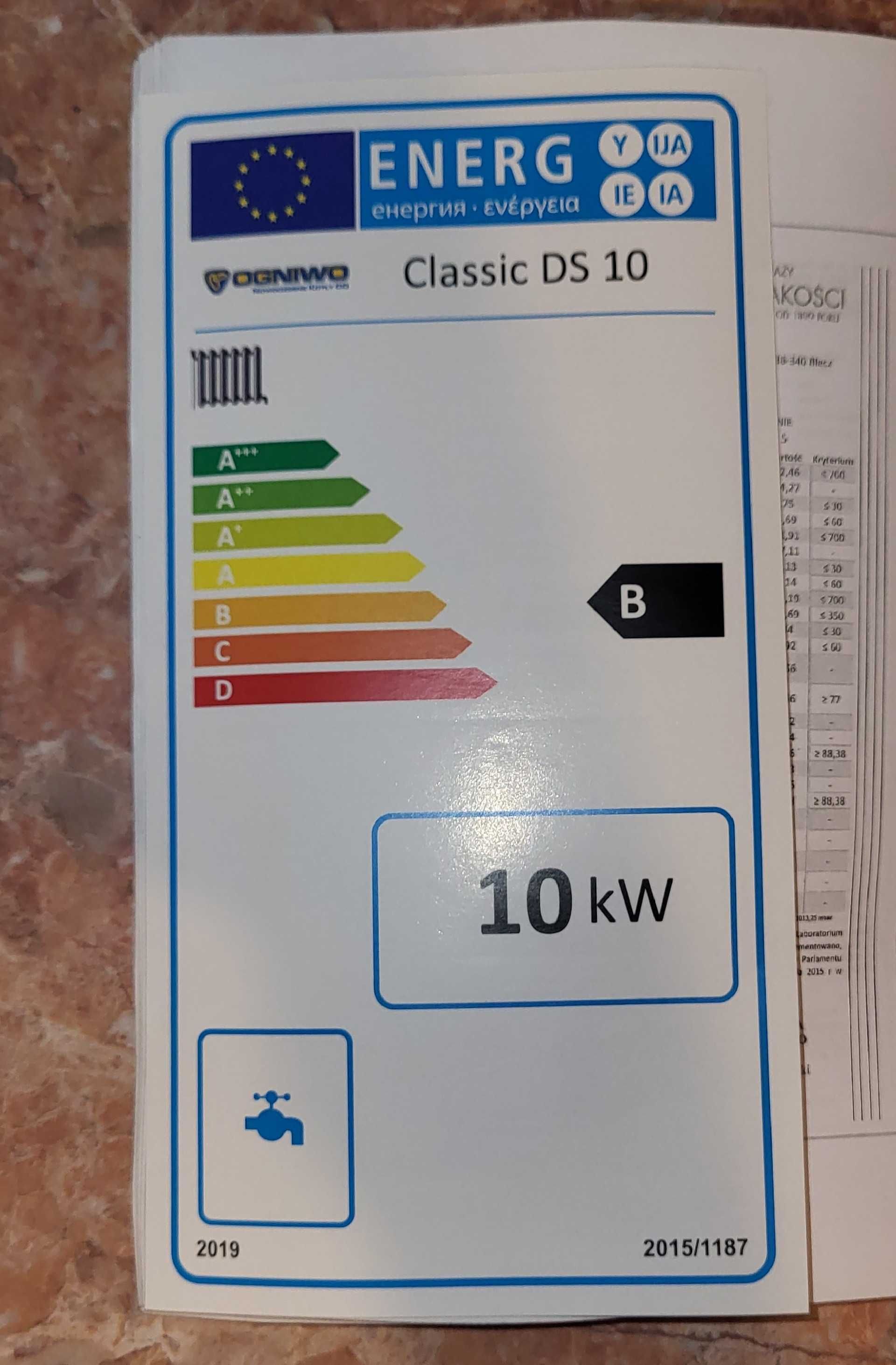 Piec Ogniwo Classic DS 10 Po jednym sezonie grzewczym