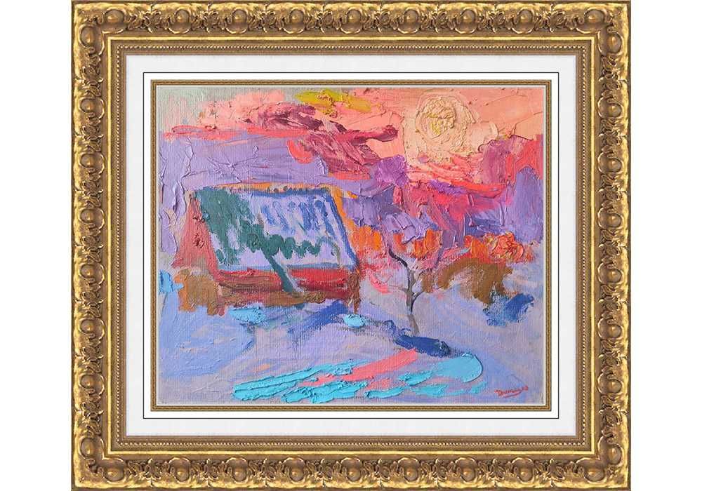 Демцю Михайло (1953.р.н.). Карпати. к/олія. 60*50 см - Львівська школа