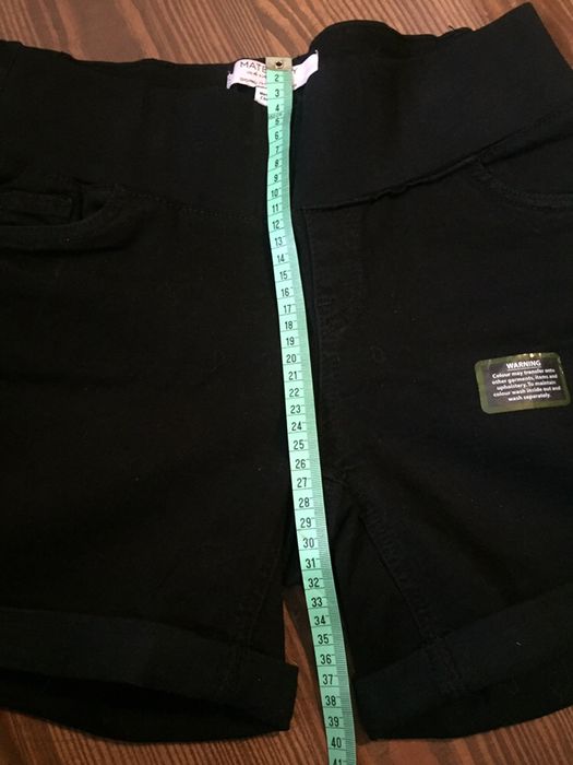 Czarne spodenki, ciążowe szorty NOWE basic Dorothy Perkins S 36