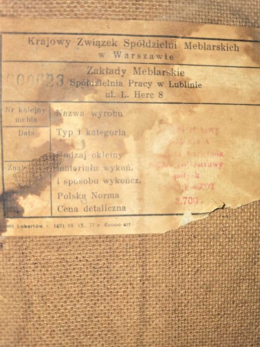 Kredens z czasów PRL 1973 rok