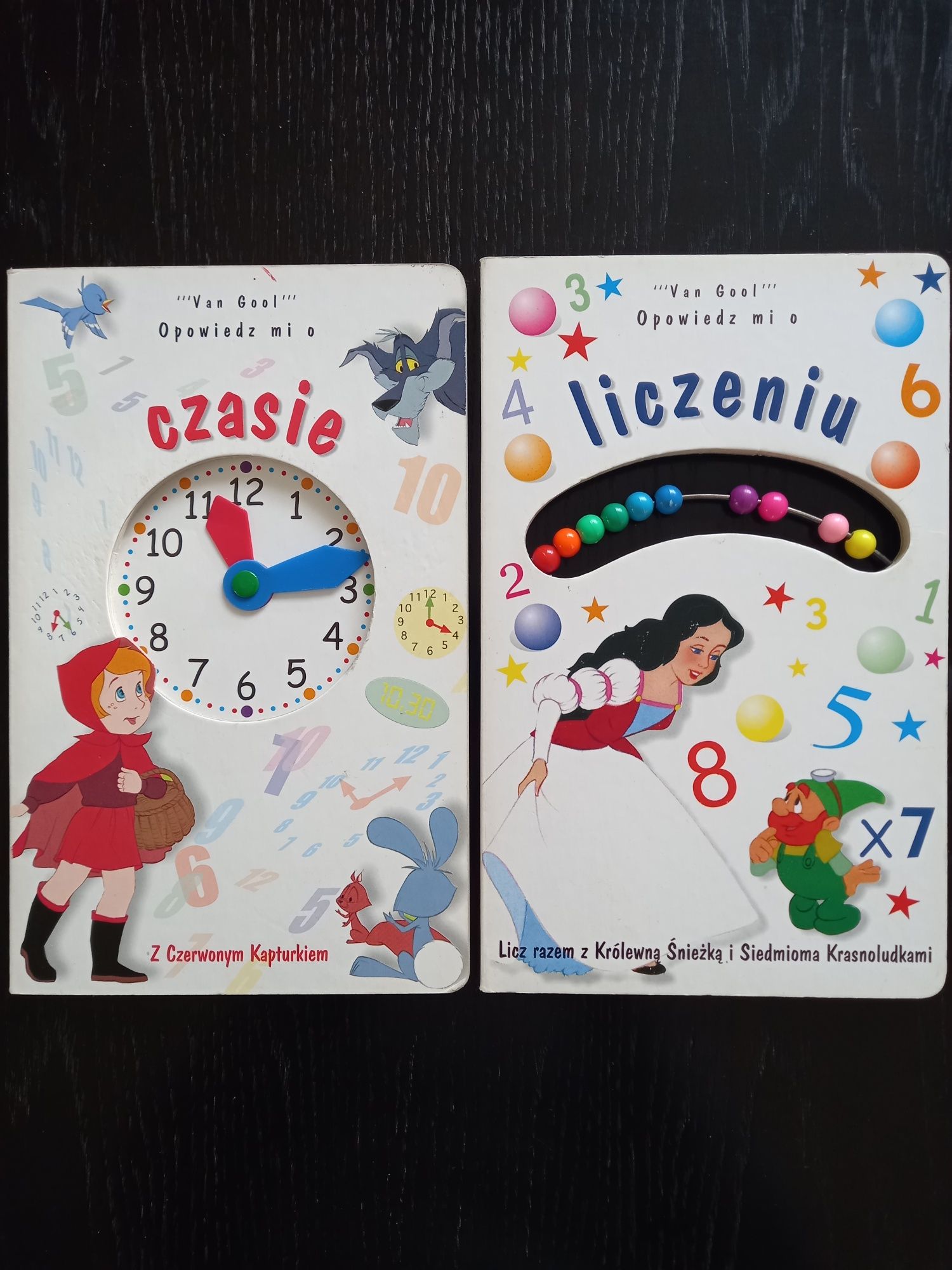 Zestaw 2 książeczek dla dzieci Zegar i Liczenie