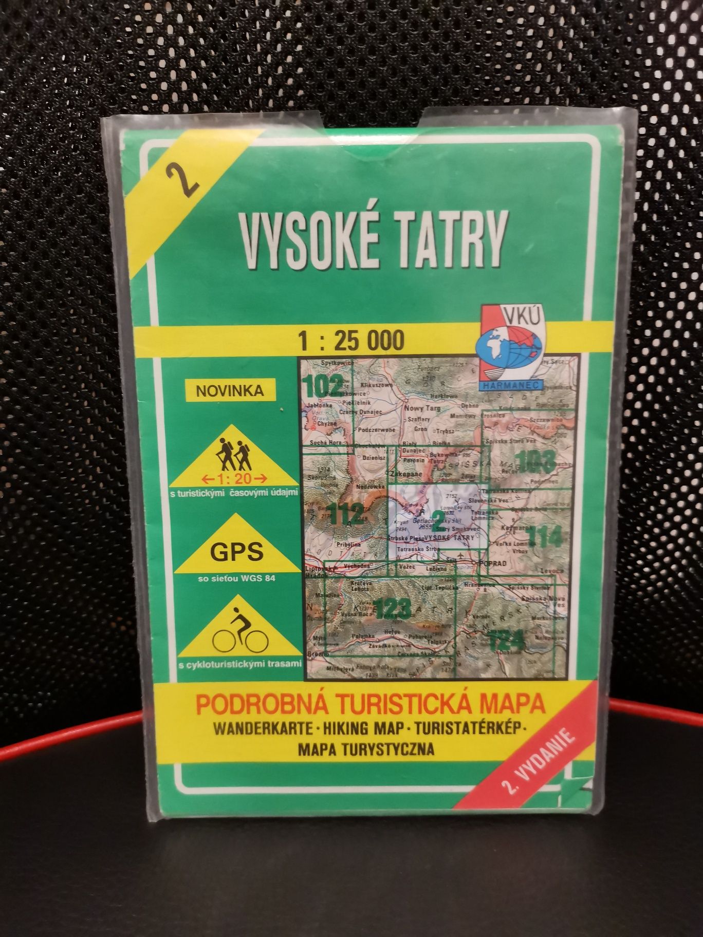 Vysoke Tatry. Mapa turystyczna 1:50 000