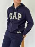 Зіп-Кофта Gap Blue Gray Logo, велика наявність