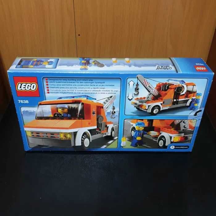 LEGO City 7638 Pomoc Drogowa + Figurka UNIKAT z 2009 roku NOWE