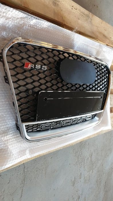 Atrapa Grill Audi A5 12-15 wzor RS5 Chrom Quattro