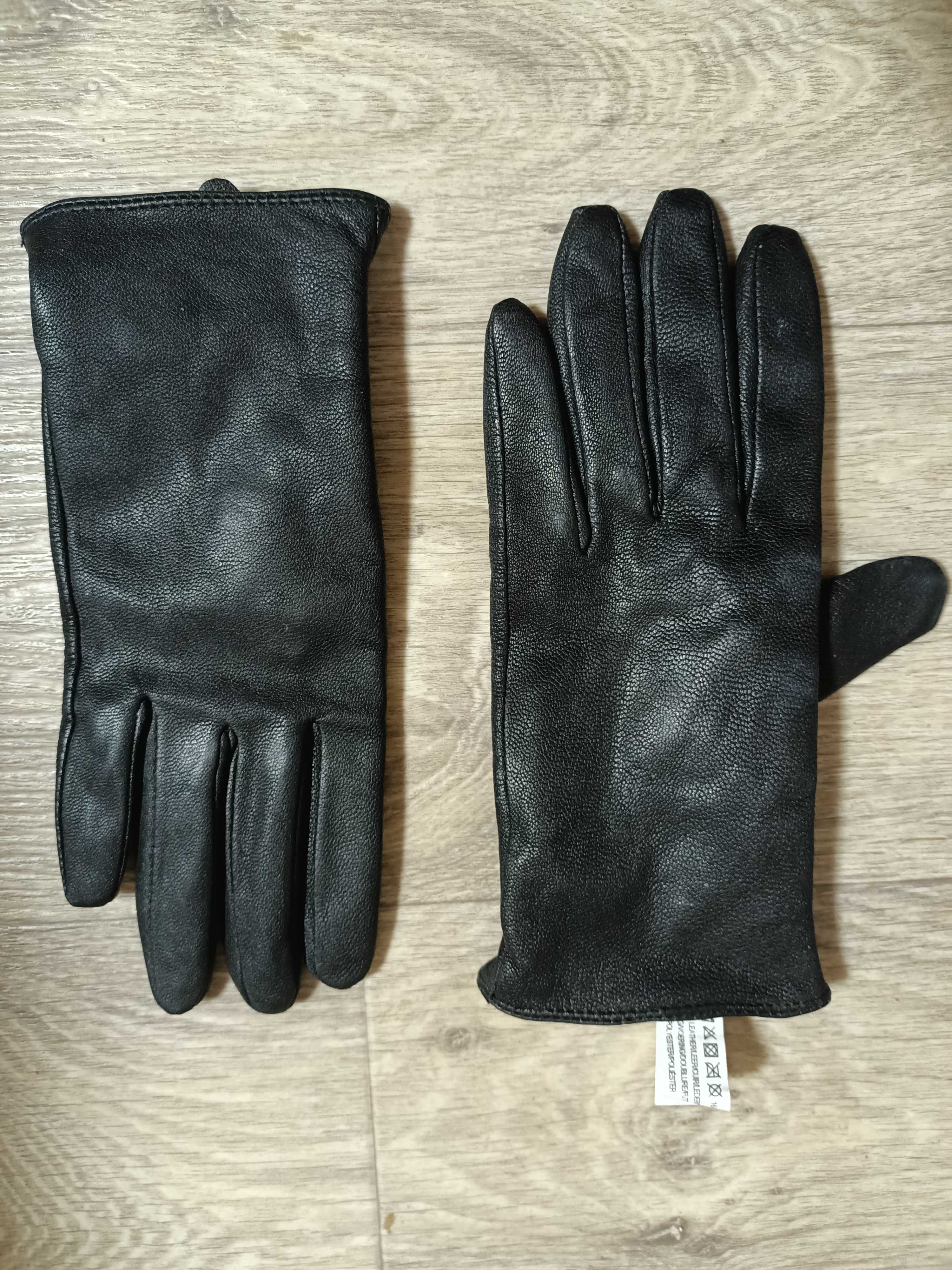 Перчатки на подкладке кожаные женские L размер кожа Hema