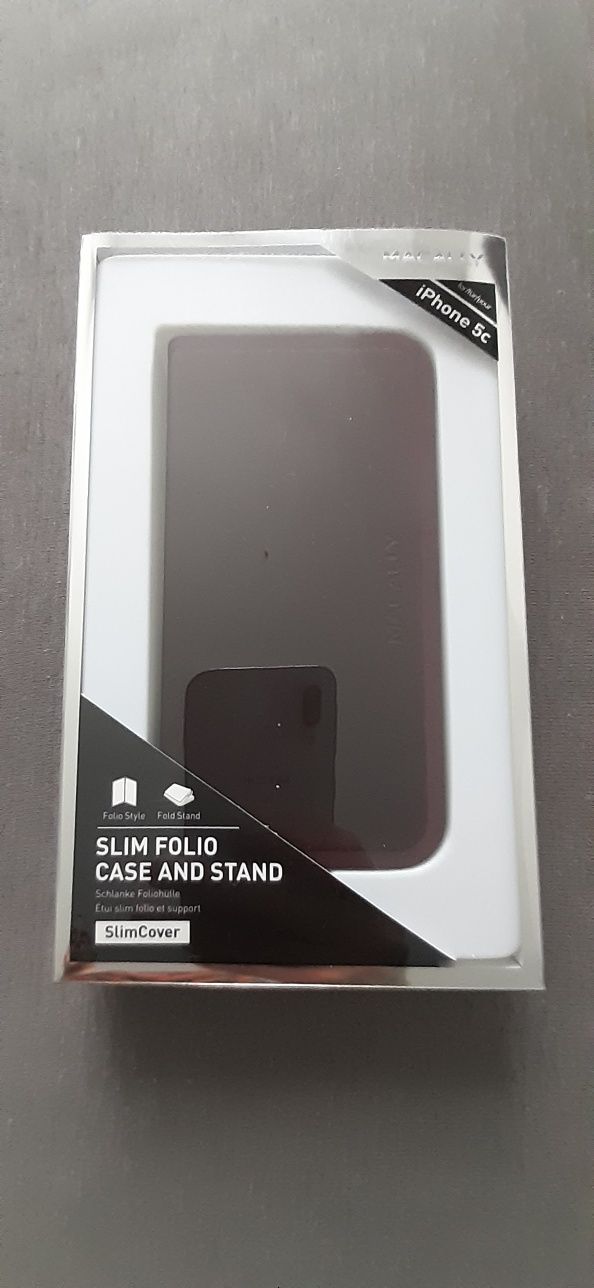 Etui case Macally z klapką do IPhone 5c