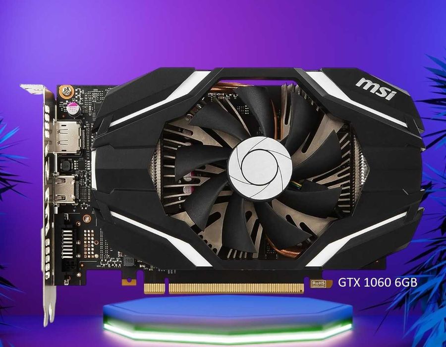Видеокарта GTX 1060 6GB MSI