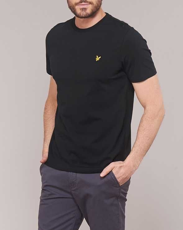 100% Oryginalny czarny T-shirt LYLE&SCOTT koszulka czarna sklep149zł