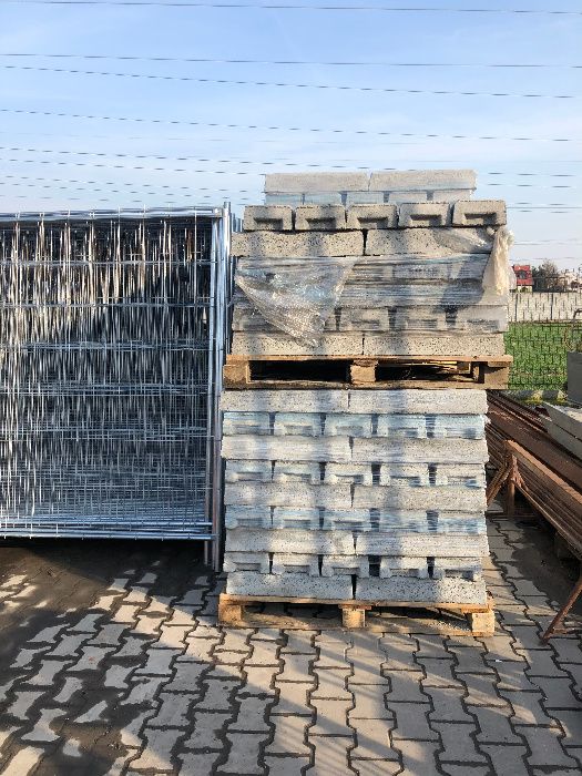 Ogrodzenie budowlane tymczasowe panel ażurowy 3,5 panelowe 35 metrów