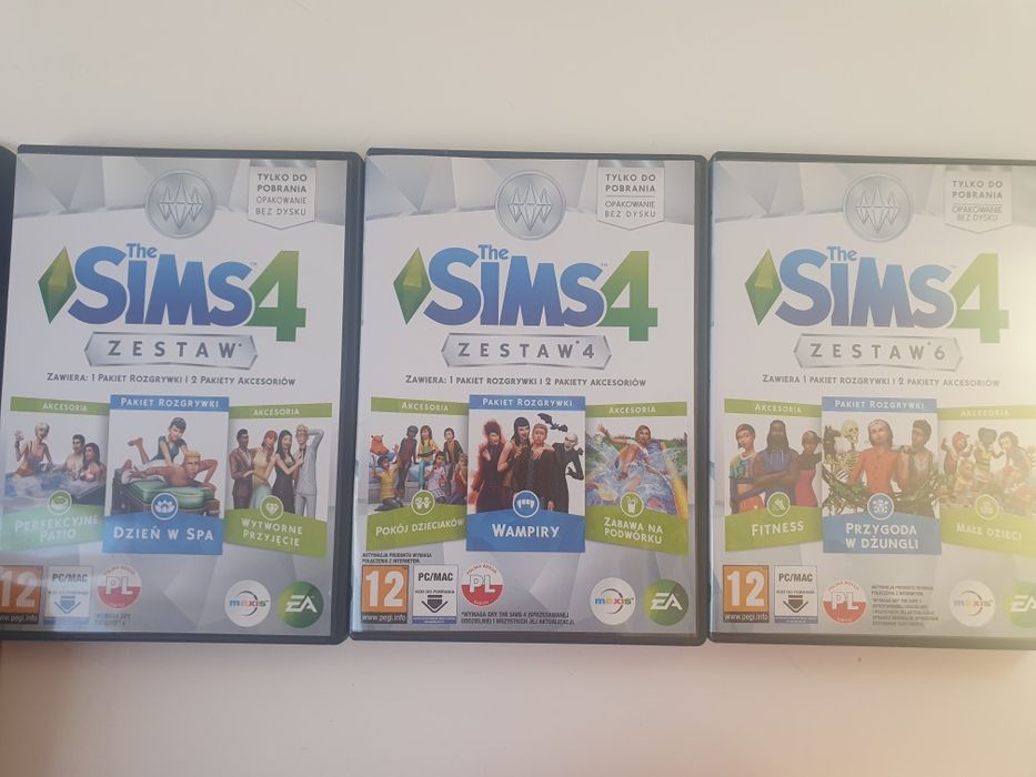 Pudełka kolekcjonerskie z gry The Sims 4